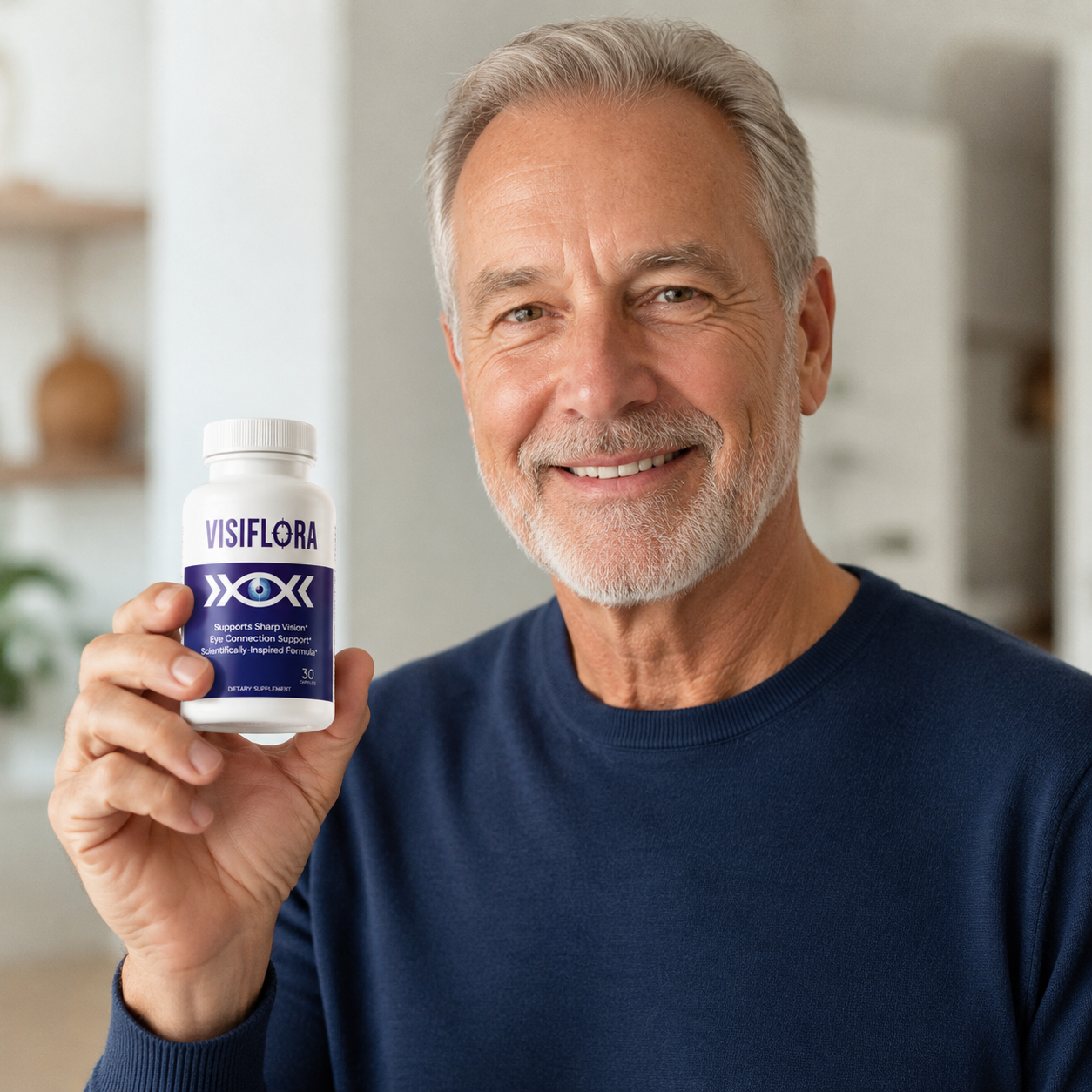 VisiFlora vision supplement bottle