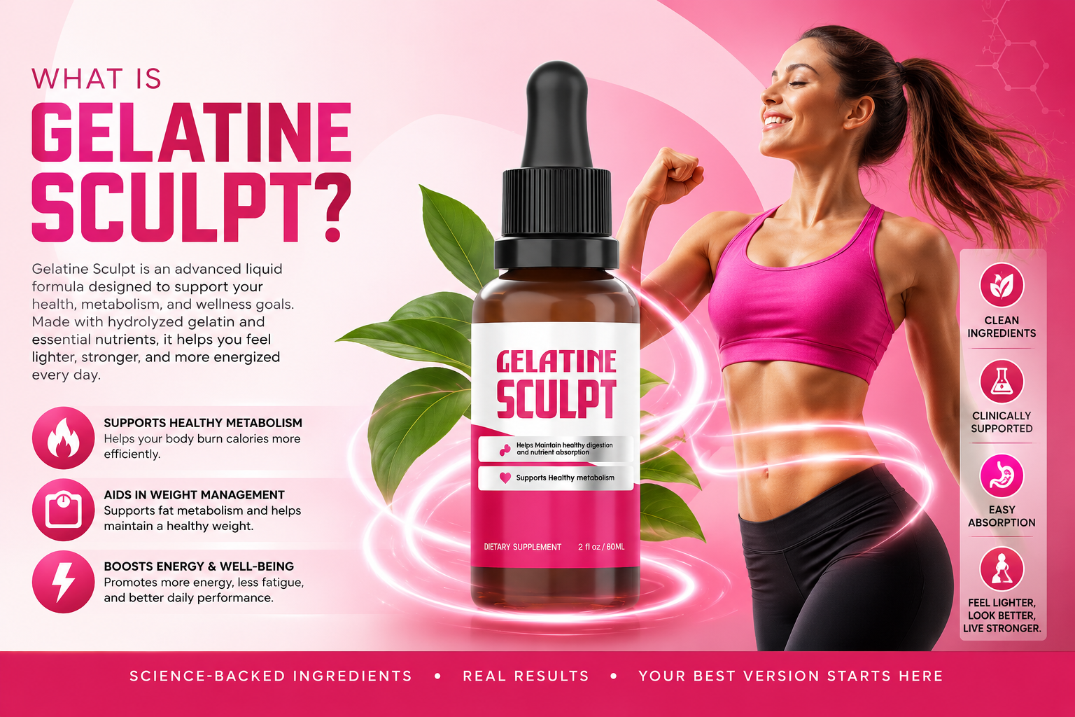 What is Gelatine Sculpt weight loss drops