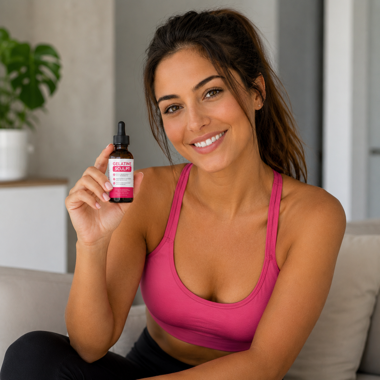 Gelatine Sculpt supplement bottle