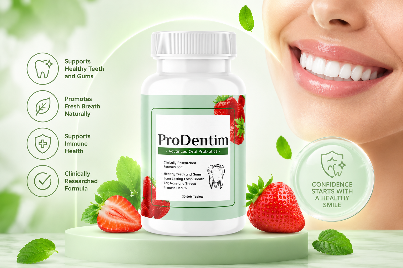 ProDentim benefits — healthier gums, fresher breath, whiter teeth