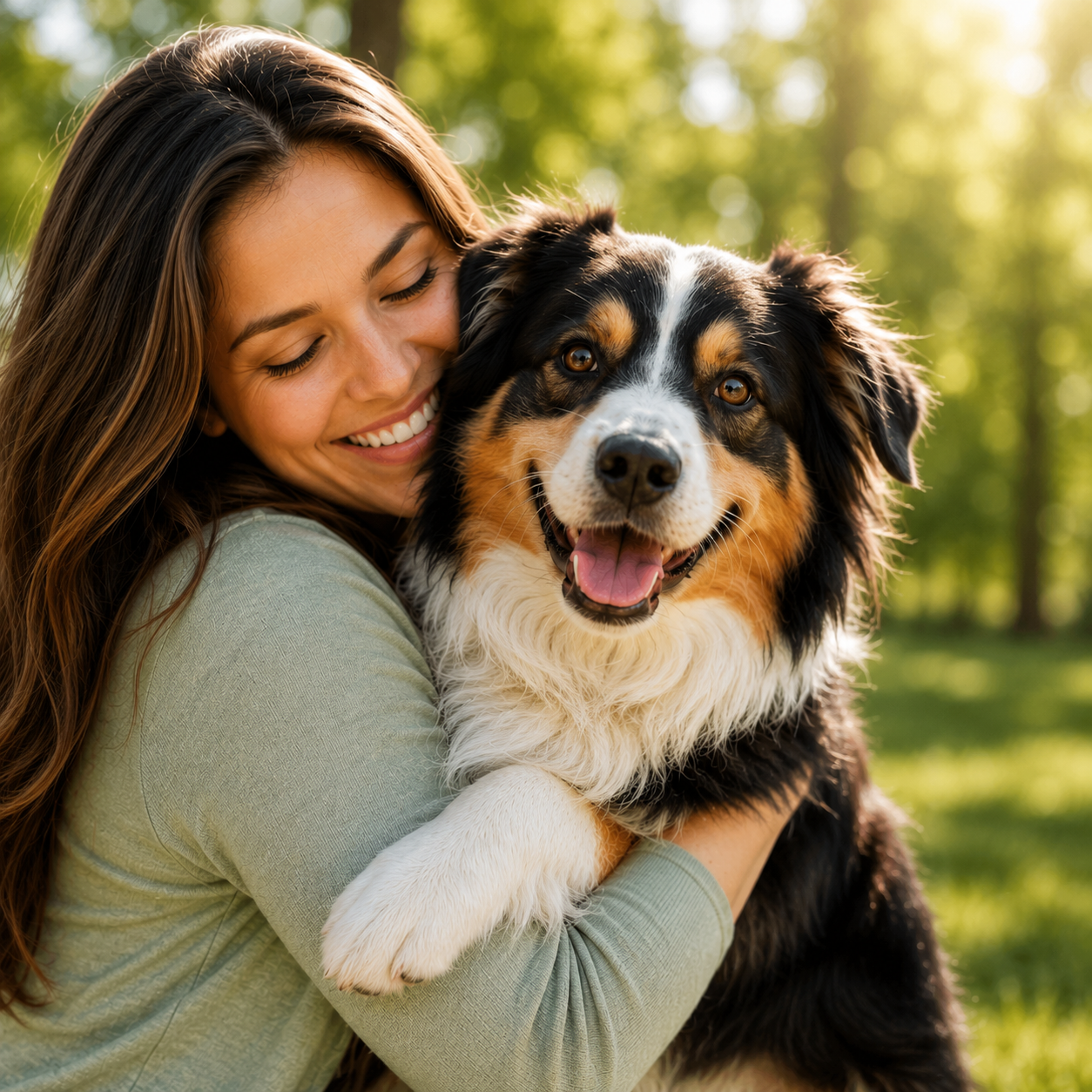 Happy healthy dog with Pawbiotix probiotic supplement