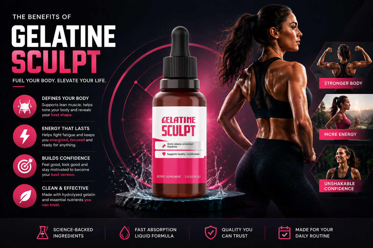 Gelatine Sculpt benefits natural weight loss